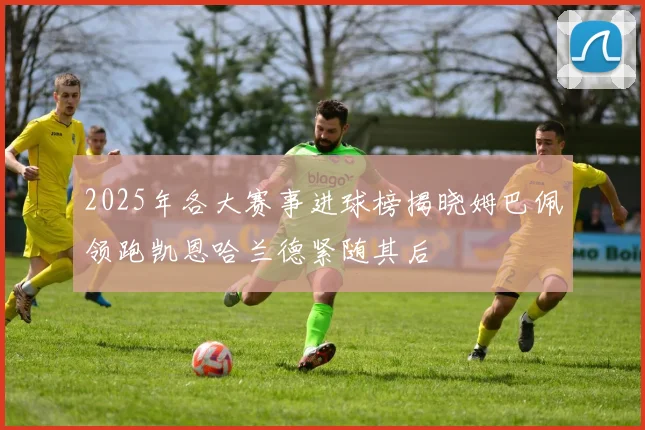 2025年各大赛事进球榜揭晓姆巴佩领跑凯恩哈兰德紧随其后